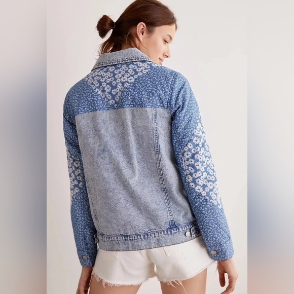 New Avec Les Filles denim jacket - Picture 1 of 4